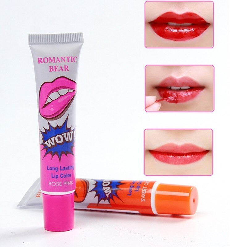  Labial Duradero Romántico Wow X 16 Und 